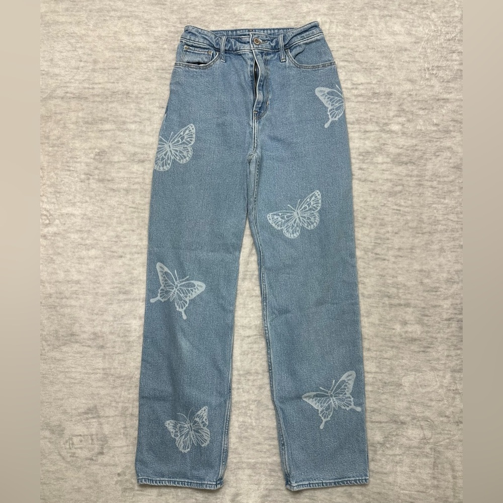 Hollister Butterfly Print Jeans